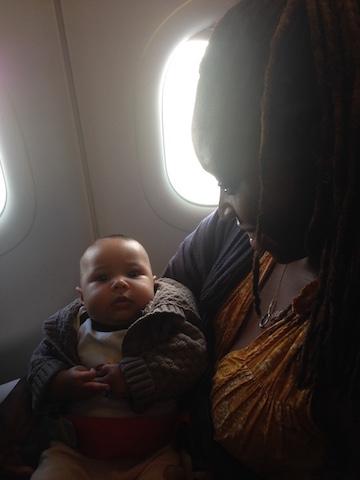 breastfeeding while flying
